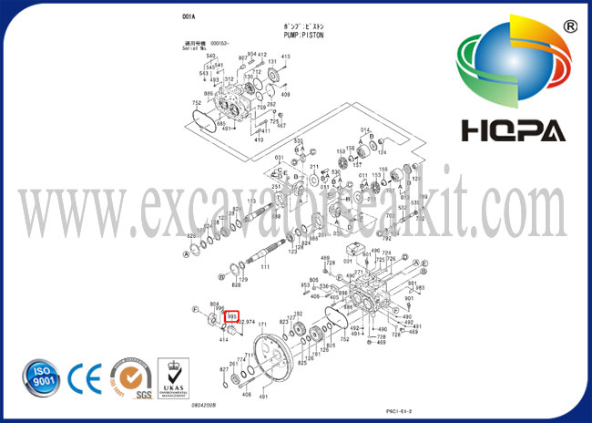 Ανταλλακτικά Hitachi ex200-2 ex200-3 εκσκαφέων αισθητήρας 4444902 γωνίας
